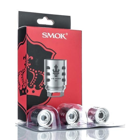 Smok V12 Prince M4 Core 0.17 ohm Quadruple Coils 3PCS  -  SILVER