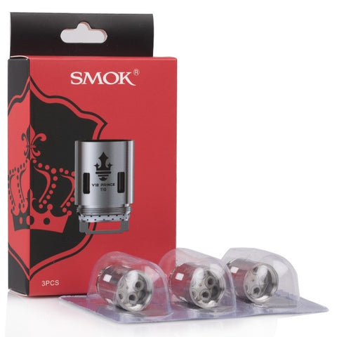 Smok V12 Prince T10 Core 0.12 ohm Decuple Coils 3PCS  -  SILVER